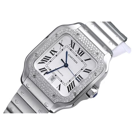 cartier santos gable quartz|cartier santos bezel.